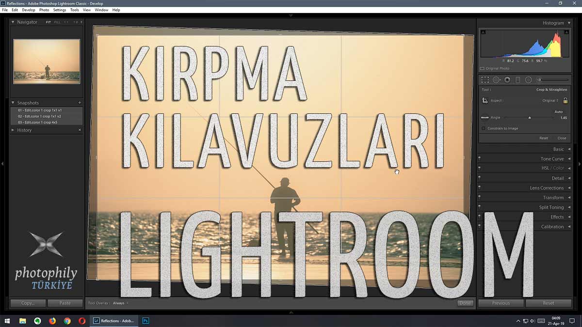 Video – Lightroom Kırpma Aracı: Kırpma Kılavuzları